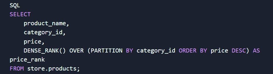 Window Functions
